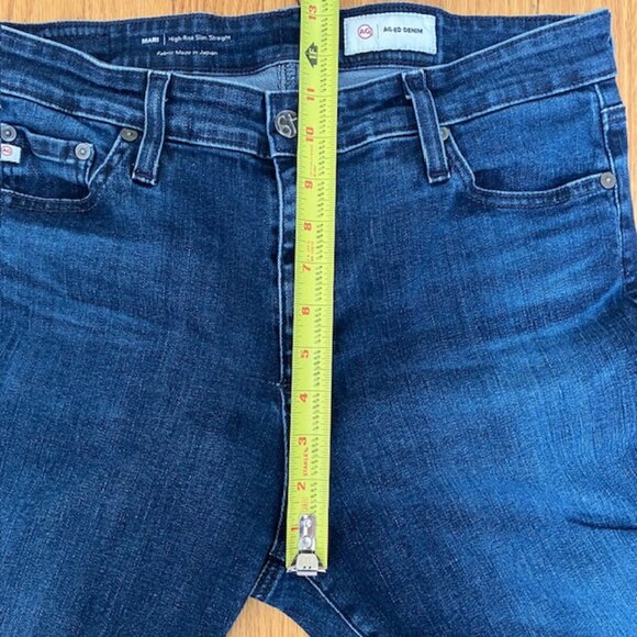 AG Mari High Waisted Ankle Slim Straight Leg size 32 - Picture 9 of 11